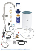 Lade das Bild in den Galerie-Viewer, GROHE Red Duo – Armatur und Boiler Größe M *inkl. Montage*